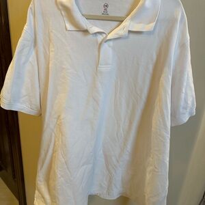 Classic White Polo Shirt (Hudson Bay / DXL)